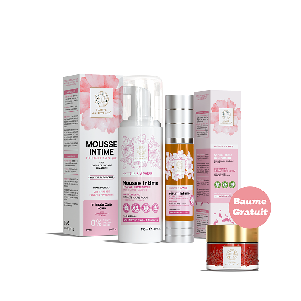 Kit hygiène intime éclaircissant Mousse & Sérum